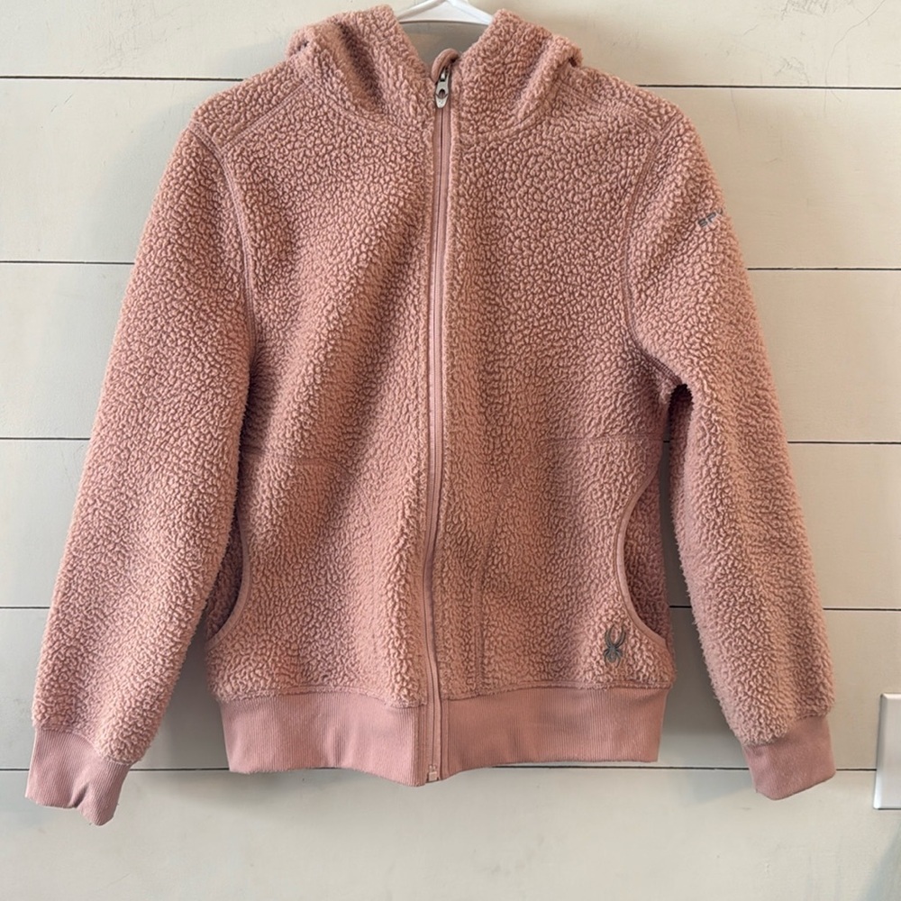 Spyder Women's Lydia Sherpa Jacket Misty Rose Size Small